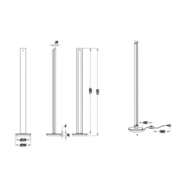 TEXEL LAMPA STOJĄCA DUŻA         474410179 TRIO